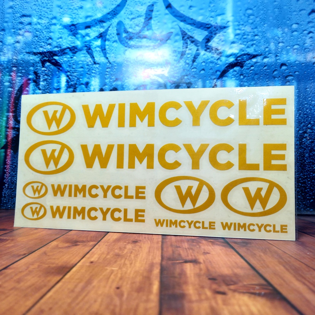 Cutting Stiker Wimcycle Variasi Sepeda Sticker Frame Aksesoris Body Style Lipat Keren Decal Striping Bike Road Fixie Mtb Balap Timbul Universal Murah Reflective Nyala Tahan Air Bodi Hologram Batang Gunung Anak Sepedah Kustom Modif