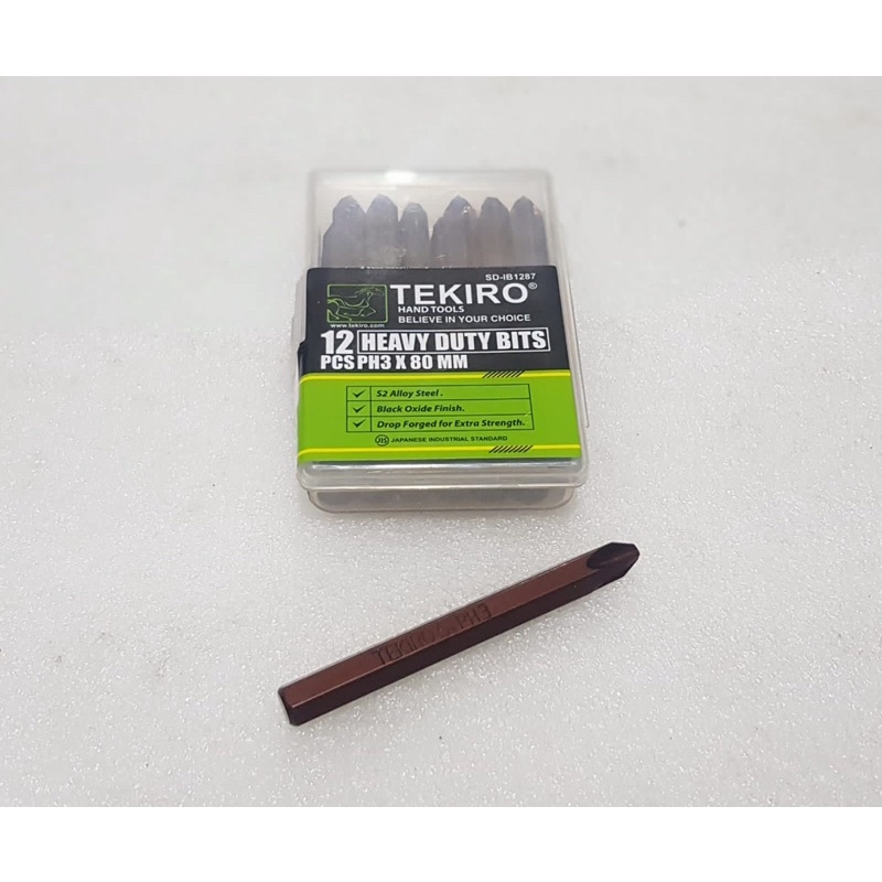 Mata obeng getok Tekiro magnet PH3x80mm PH2x80mm