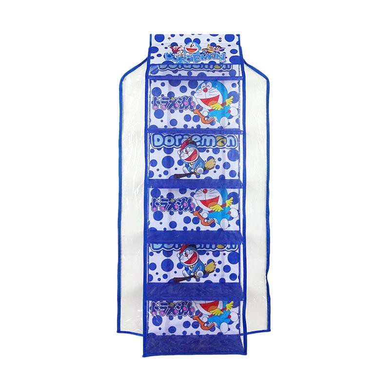 COD Joy Mart Rak Gantung Tas Karakter Gantungan Susun Full Resleting Organizer Plastik Tas Sepatu
