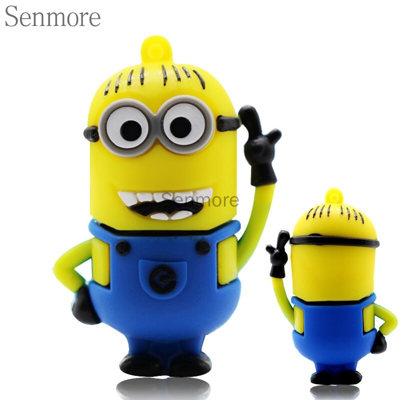 Flashdisk USB 1GB 8GB 16GB 32GB 128GBMinions Bentuk Jari Tengah Lucu