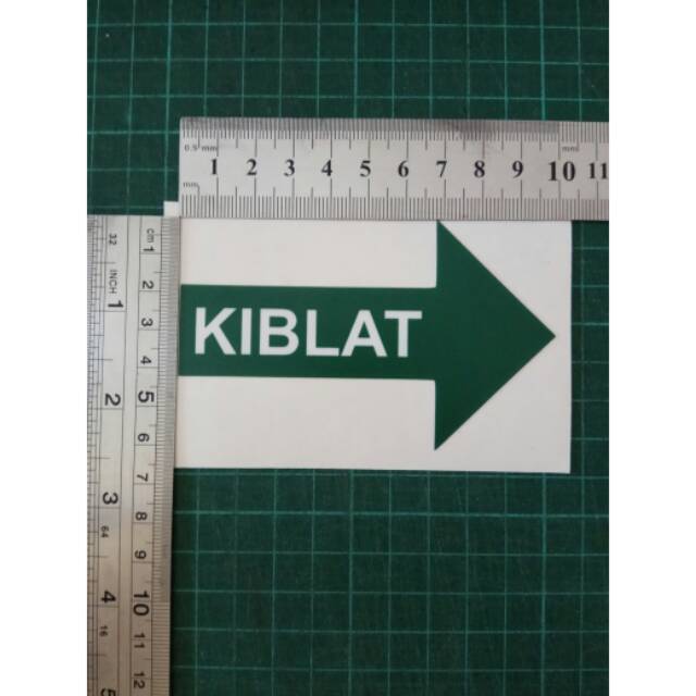 

Stiker tanda KIBLAT Panah