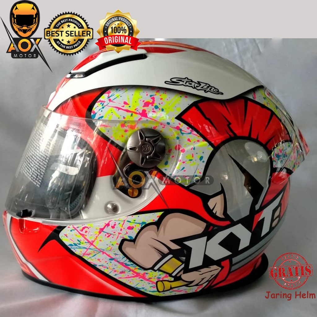 Helm KYT KR1 Simone Corsi Fullface (ongkir 3kg), GRATIS Jaring Helm