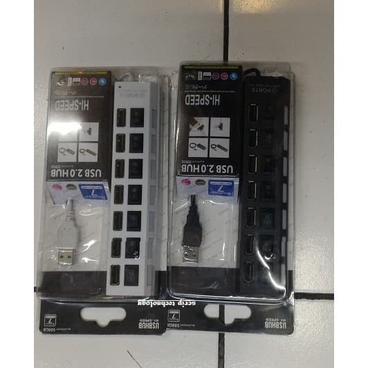 Usb Hub Saklar 7 Port On/Off  - usb hub 7 port