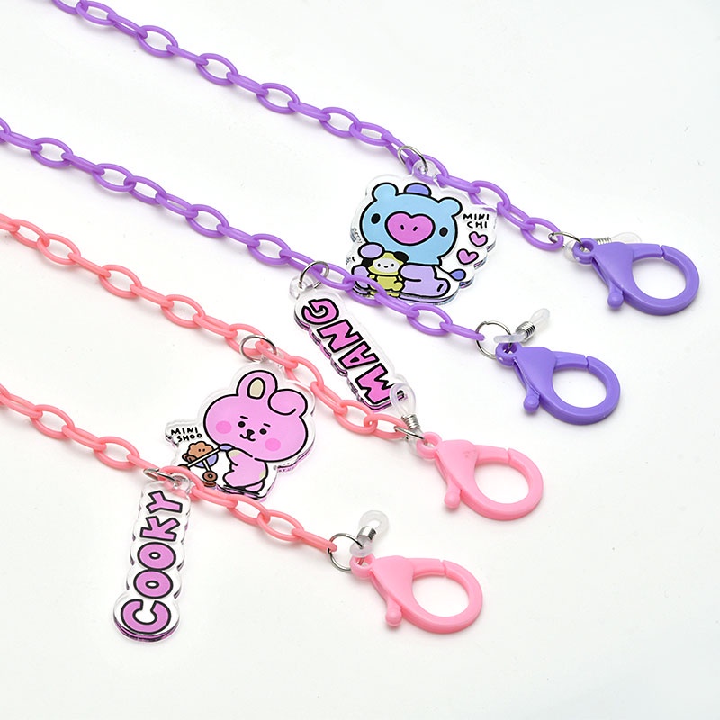 Bts Lucu SHOOKY KOYA Tali Masker Lanyard Kacamata Rantai Kerah In Stock New Arrival