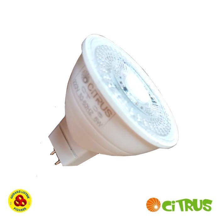 Citrus Lampu LED MR16 6W CDL 220V AC LED Halogen 6000K Fitting Tusuk