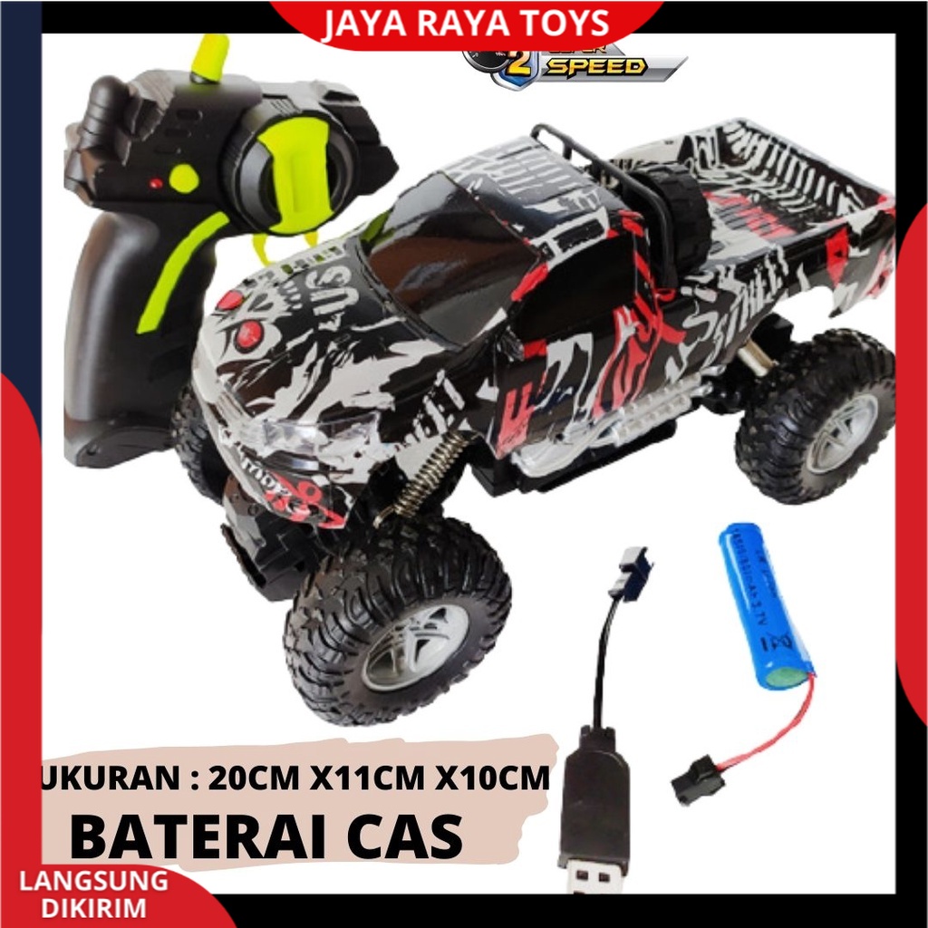 Mobil Remote Control Off road Truck Mainan Remot Kontrol RC Car Rock Crawler offroad Sand Monster