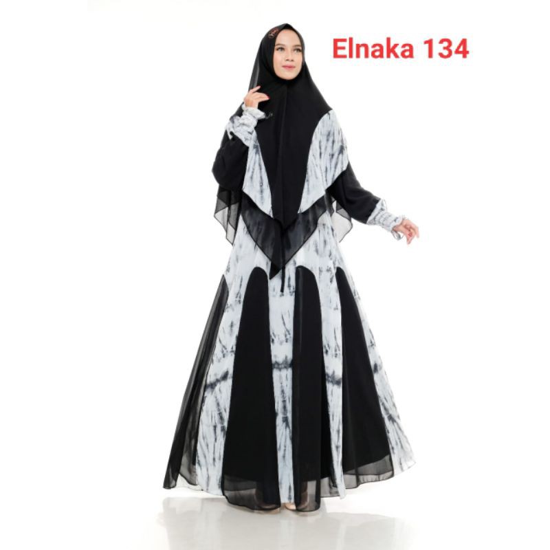 ELNAKA 134_GAMIS SYARI CERUTY BABYDOLL ARMANI