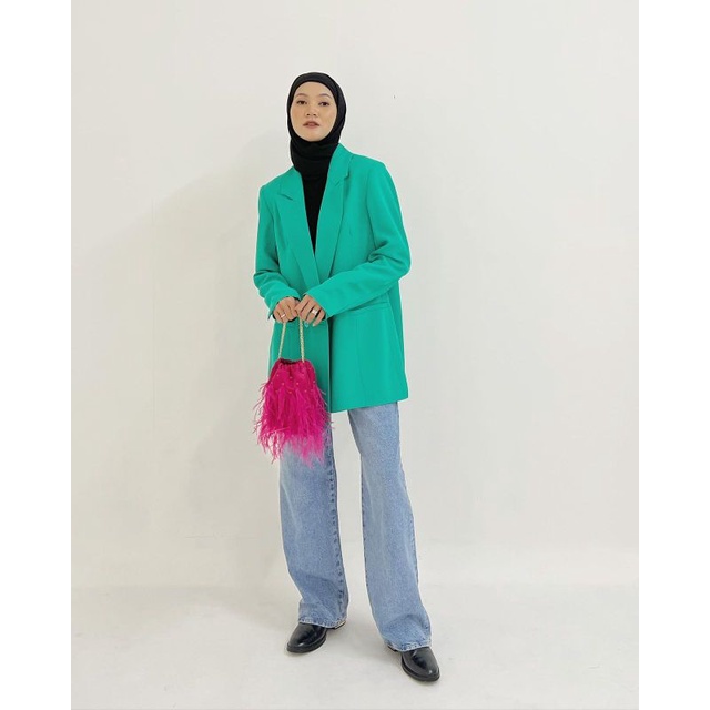 TRICK & TRICKY OVERSIZED BLAZER TOSCA