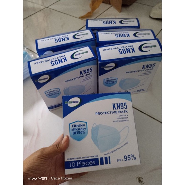 masker KN95 Kawat luar