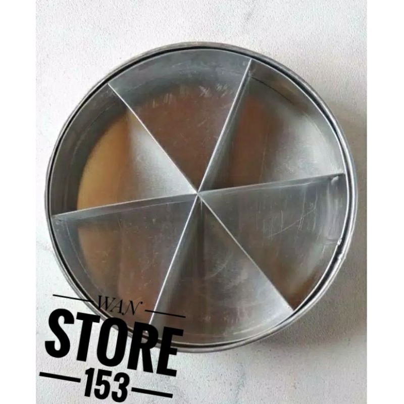 Loyang Brownies Sekat / Loyang Sekat Bulat / Brownies Bulat Sekat