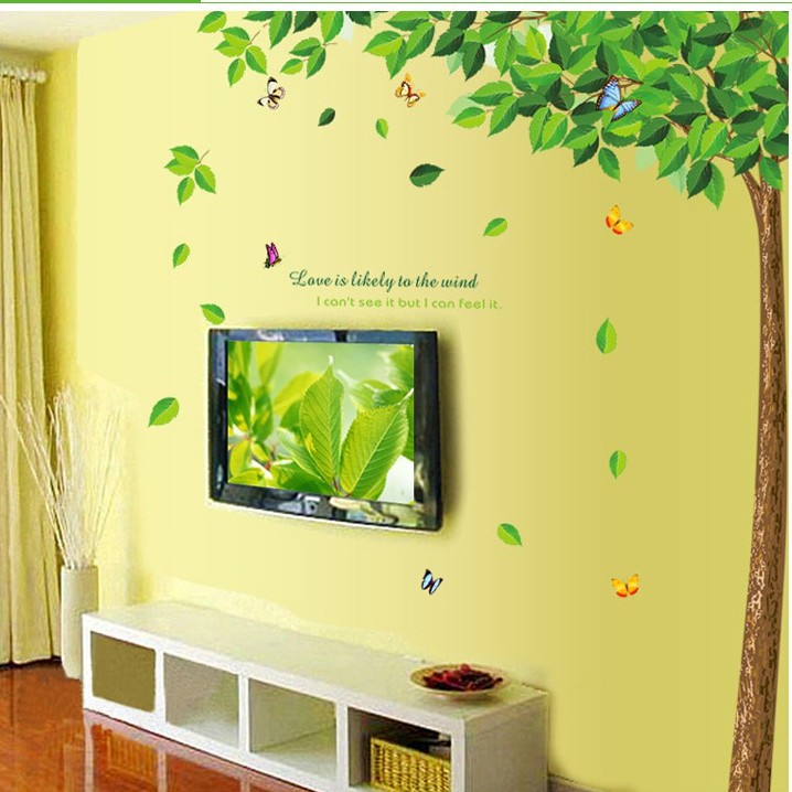 RELIZA WALLSTICKER 60X90 POHON HIJAU GREEN TREE AY886 OR JM7147