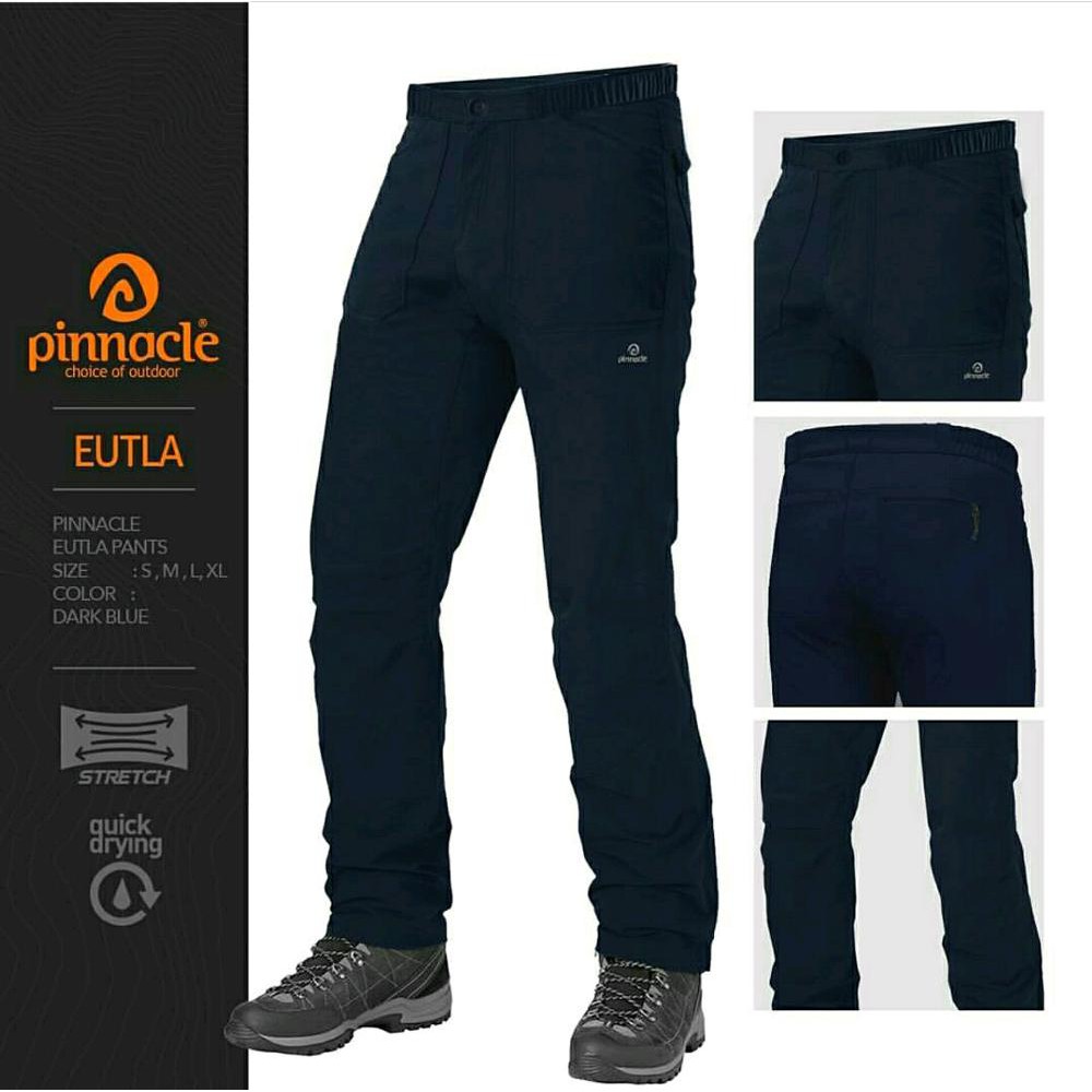 Celana Pinnacle Eutla Dark Blue Celana Quickdry Stretch Long Pants Not Berghaus Arcteryx Consina Ei