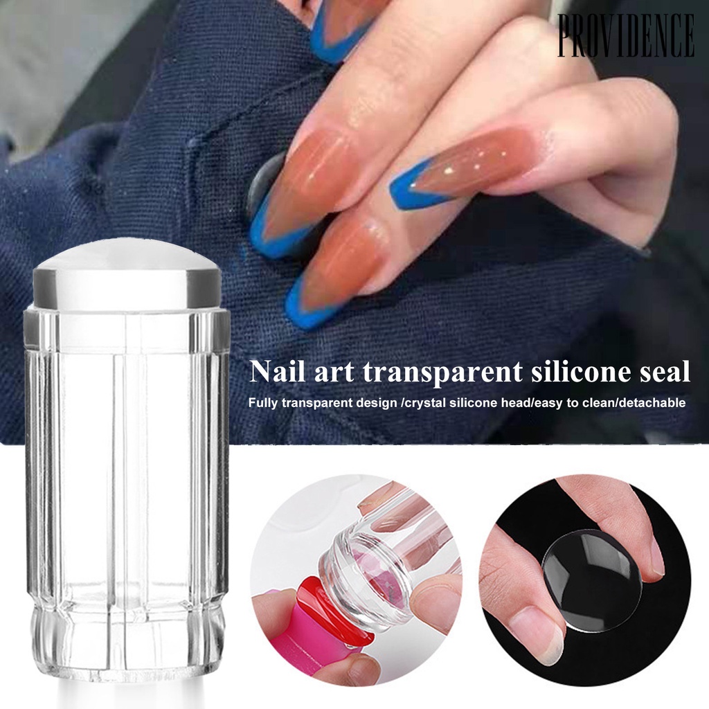 Providence Nail Stamper Detachable Artwork Making with Scraper Silicone Seal Nail Stamping Printing Tips Tool for Manicure