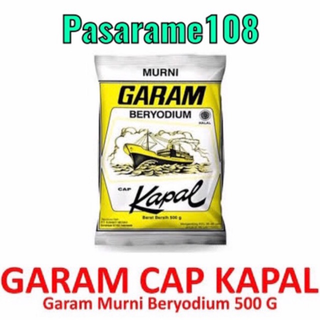 

Garam Cap Kapal 500 gr