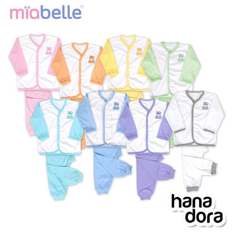 Miabelle Set Baju Panjang Kancing Depan + Celana KN02