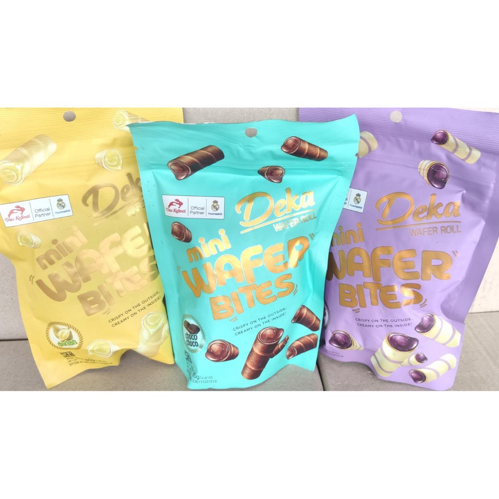 

DEKA MINI WAFER BITES ( ALL VARIANT ) 80gr