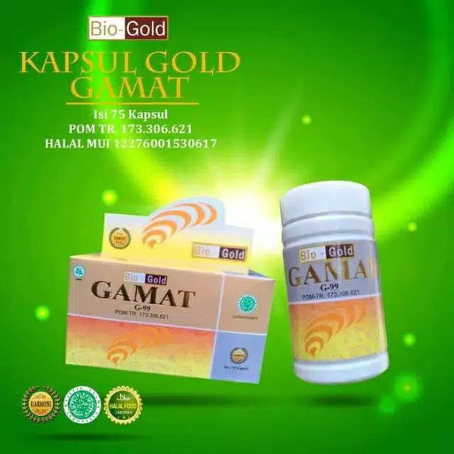 Kapsul Ekstrak Gamat Emas ( Gold Gamat ) Bio Gold Original BPOM