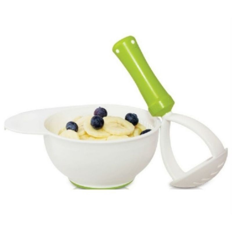 NUK Food Masher and Bowl / Baby Foodmaker NUK dengan mangkok Mpasi Bayi / Baby Food Processor