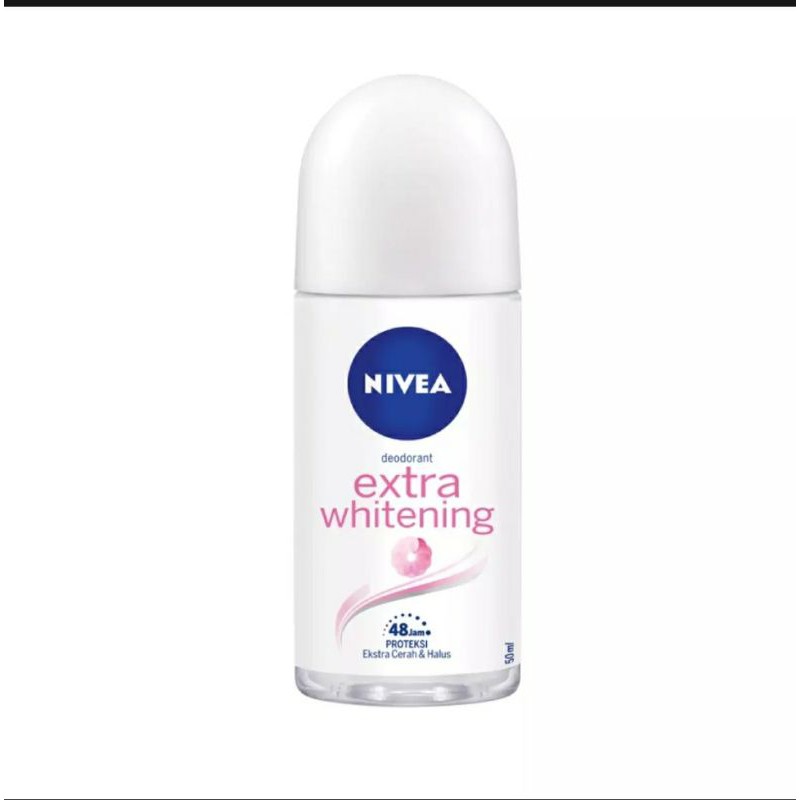 NIVEA DEODORANT ROLL ON 50 ML 50ML BRIGHTENING ISI 2 PCS ANTIBACTERIA PARFUM