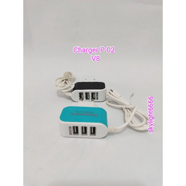 T/c Charger P-02 3USB Returan/Rusak