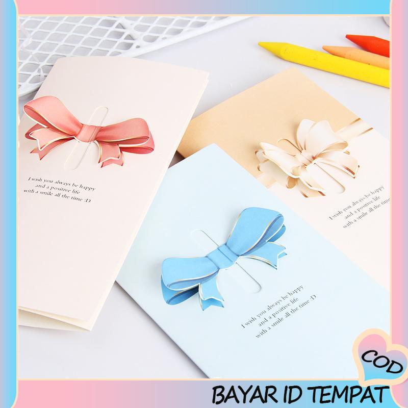 COD❤️ Kartu Ucapan Natal / Tahun Baru / Valentine / Musim Gugur Motif Hati A.one