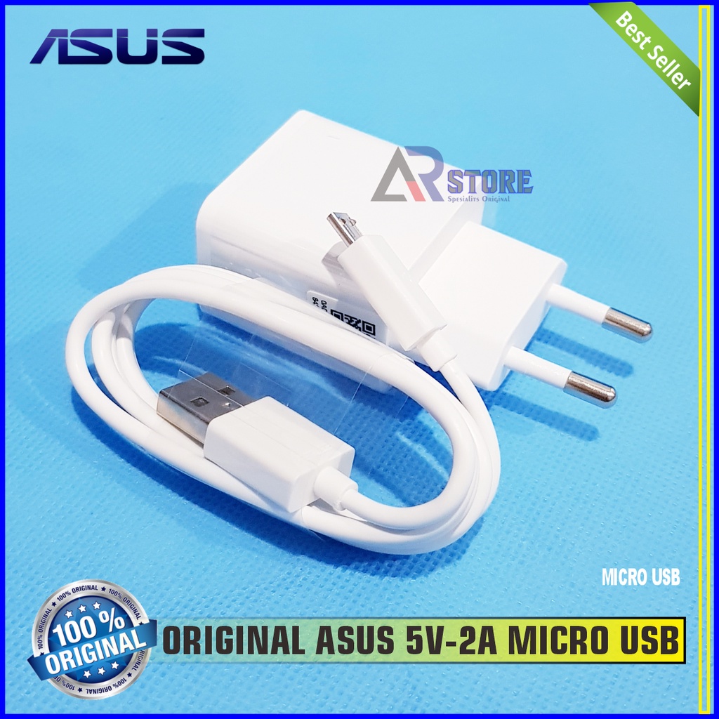 Charger Asus Zenfone Live L1 Live L2 Original 100% Micro USB 5V-2A