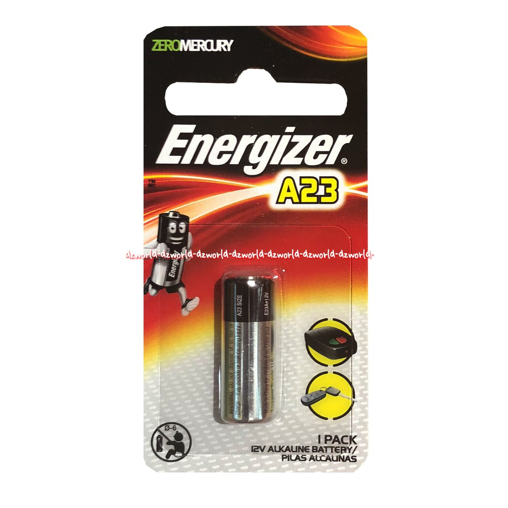 Energizer Batery A23 Baterai Kecil Battery Untuk Remot &amp; Elektronik Lainya A 23 Batrai