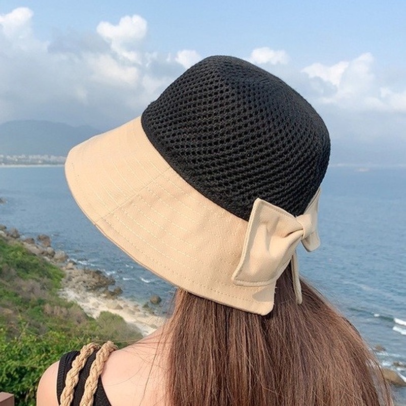 Topi Pantai Model Lipat Bahan Mesh Untuk Musim Panas 220329