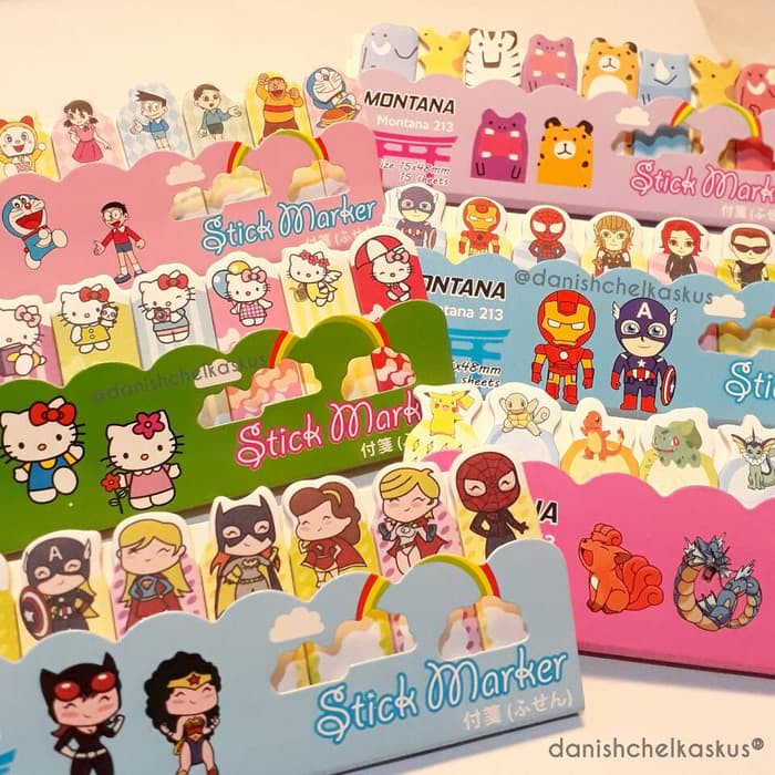 

STICKY NOTES / MEMO STICK MARKER / POST IT INDEX / PEMBATAS BUKU STICKER