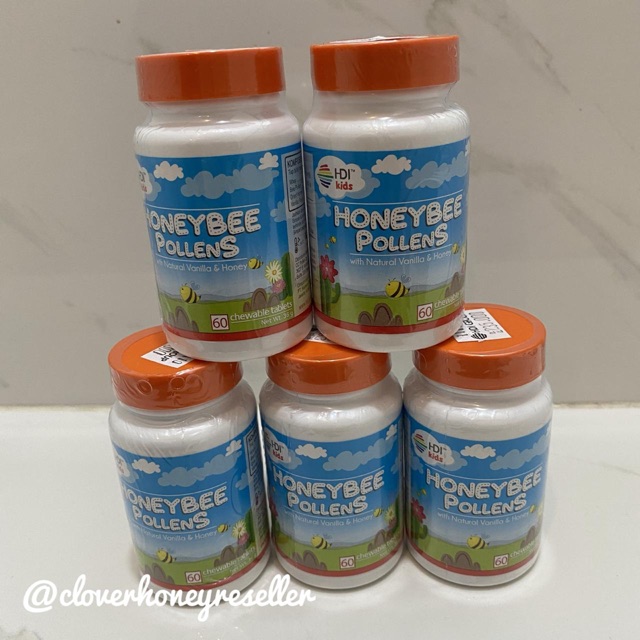 HDI Honey Bee Pollen (100% ORI) Vitamin Suplemen Anak