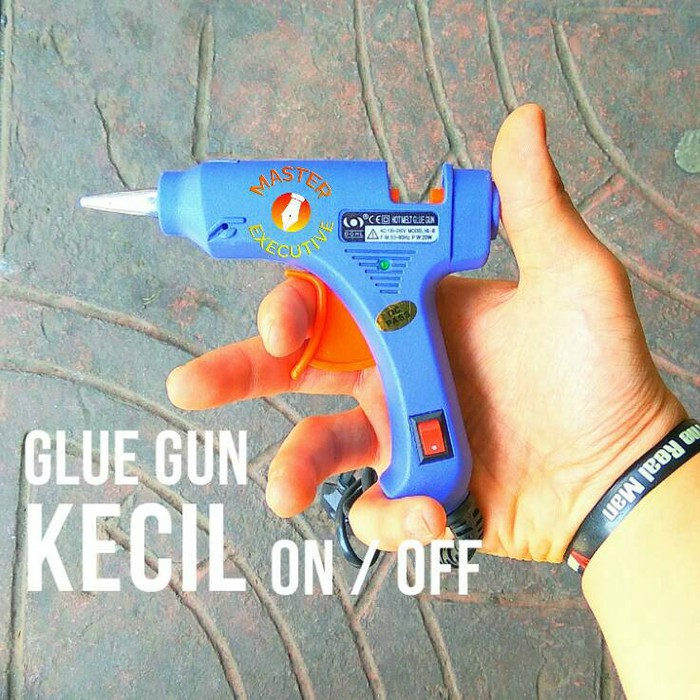 [Buah] DGHL Mesin Lem Tembak Lilin Kecil ON OFF / Hot Melt Glue Gun HL-E20