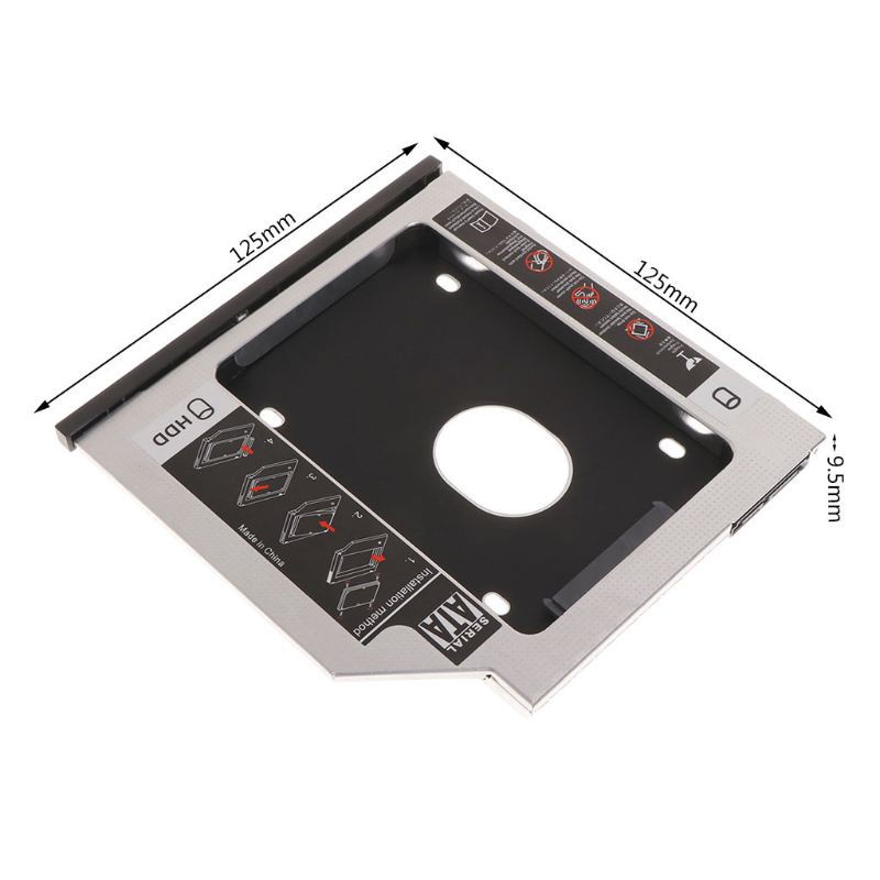 Vivi Caddy Hard Drive Hdd Sata 2nd 9.5mm Untuk Lenovo Thinkpad T400 T410 T420S W500