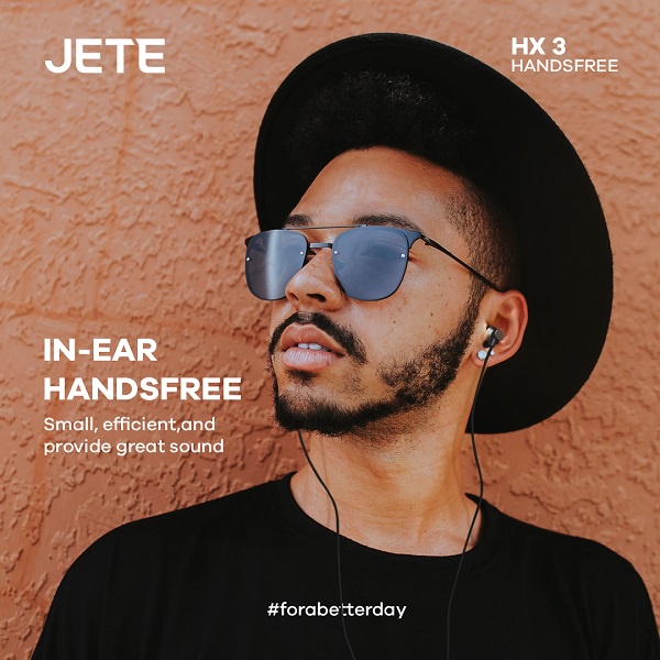 Headset Earphone JETE HX3 - Garansi 2 Tahun Rusak Tukar Baru