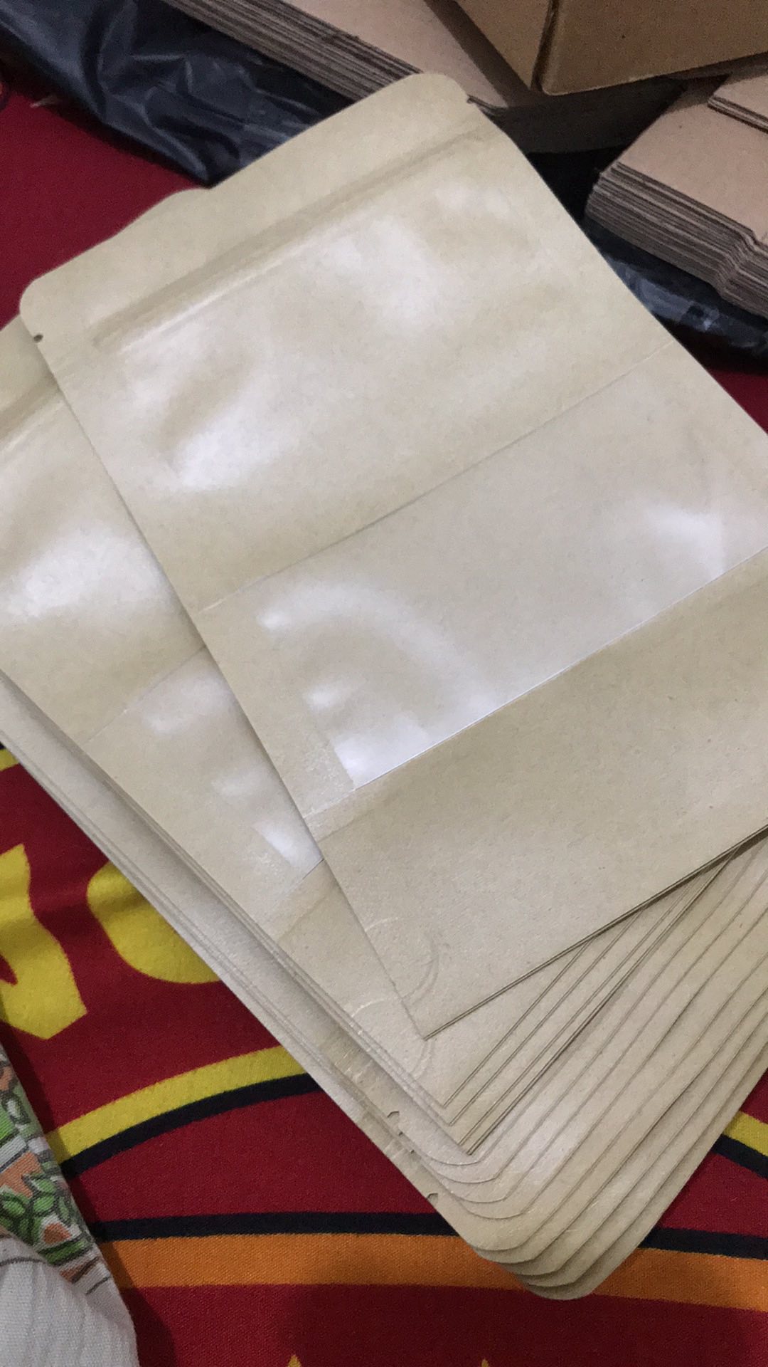 Standing Pouch + Ziplock Ecopack Window 12x20 Cm