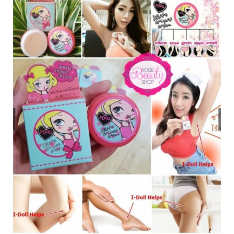 I-doll White Armpit Cream 5g original Thailand