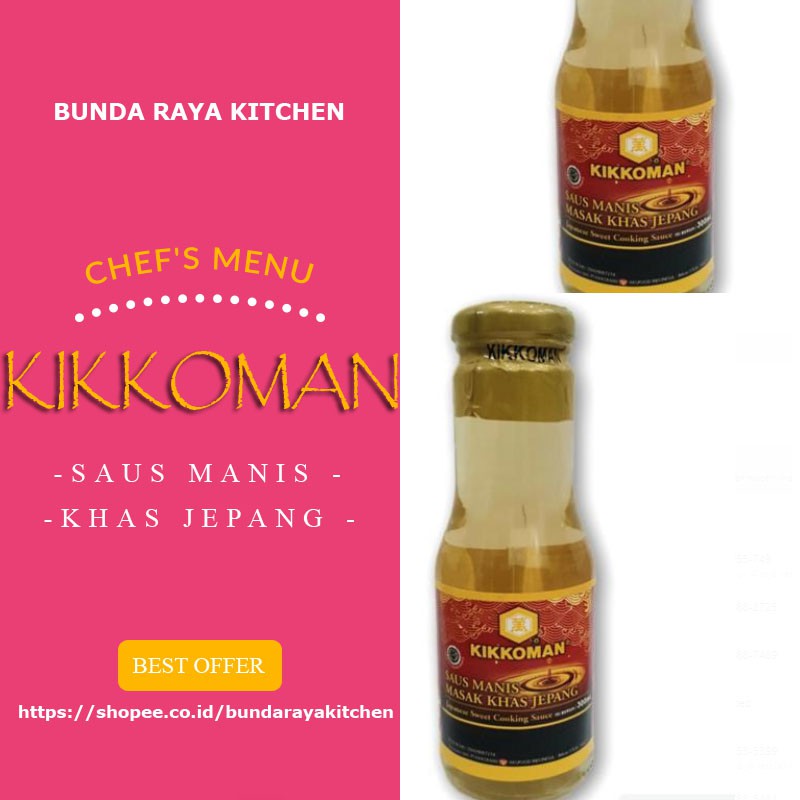 

Premium Sous/SAUS MANIS KHAS JEPANG/Kikkoman/pack@300Gr/MIRIN/TOP!!!!