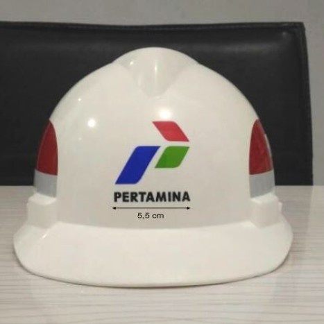 Helm Safety Custome Pertamina Putih