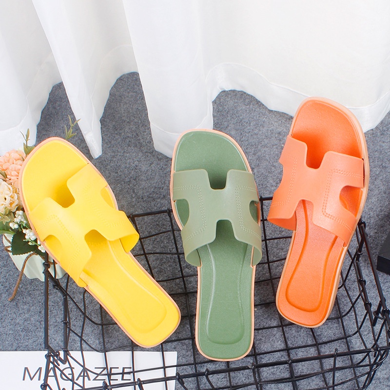 Grosir - S962 Sandal Slop H Polos / Sandal Model H / Sandal Slop Cewek / Sandal Fashion Wanita