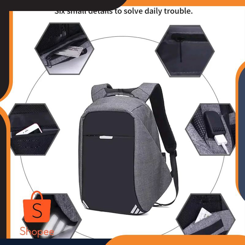 Terlaris Tas anti maling Tas Ransel Anti Maling Keren