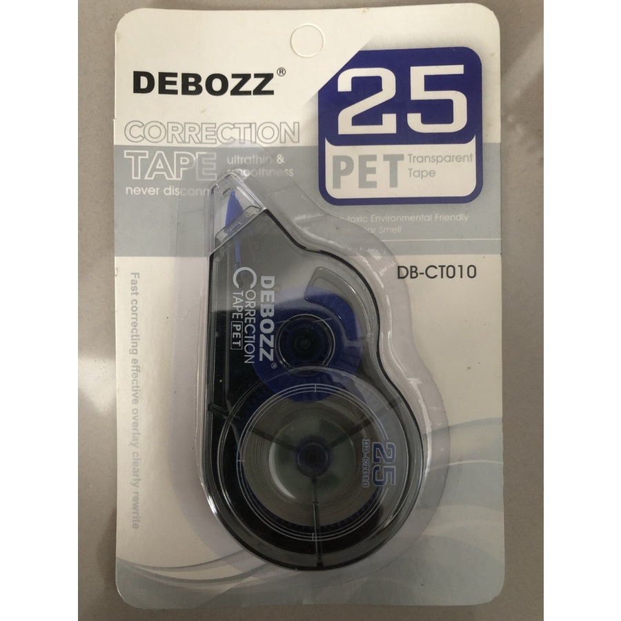 

Debozz Correction Tape DB-CT010 Tip ex Kering Tipe X Pita Transparan