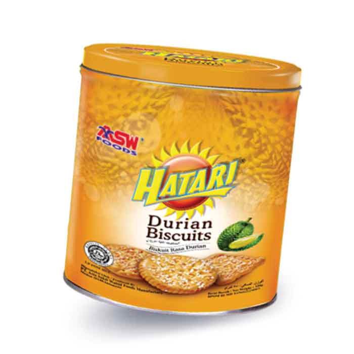 

HATARI DURIAN BISCUIT TIN 350G