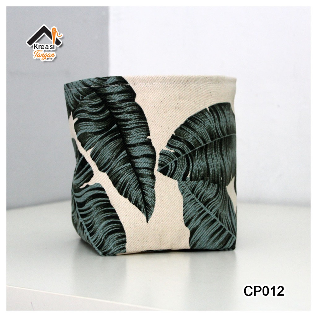 COVER POT TEMPAT PENYIMPANAN MOTIF MINIMALIS AESTHETIC CP012