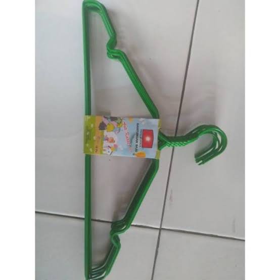 10Pcs Hanger Kawat Warna / Gantungan Baju / Hanger Stainless Steel