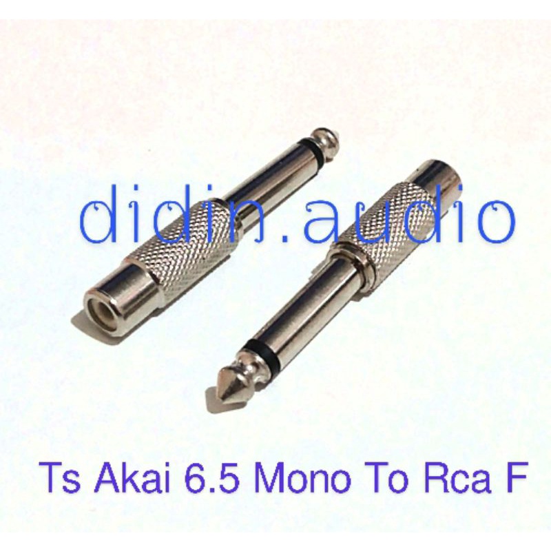 Jack Ts Akai 6.5 Mono Male To Rca Female Besi
