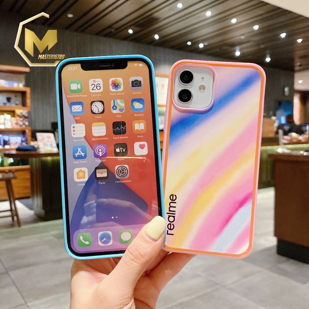 SS044 SOFTCASE RAINBOW REALME C1 A3S C2 2 PRO A1K 5 5I C3 5S 6 C11 C12 C25 NARZO 30A C15 C17 7I C21 MA2100