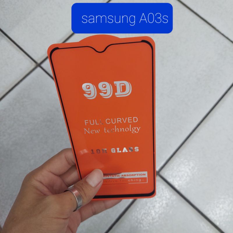 Tempered glass full samsung A03s