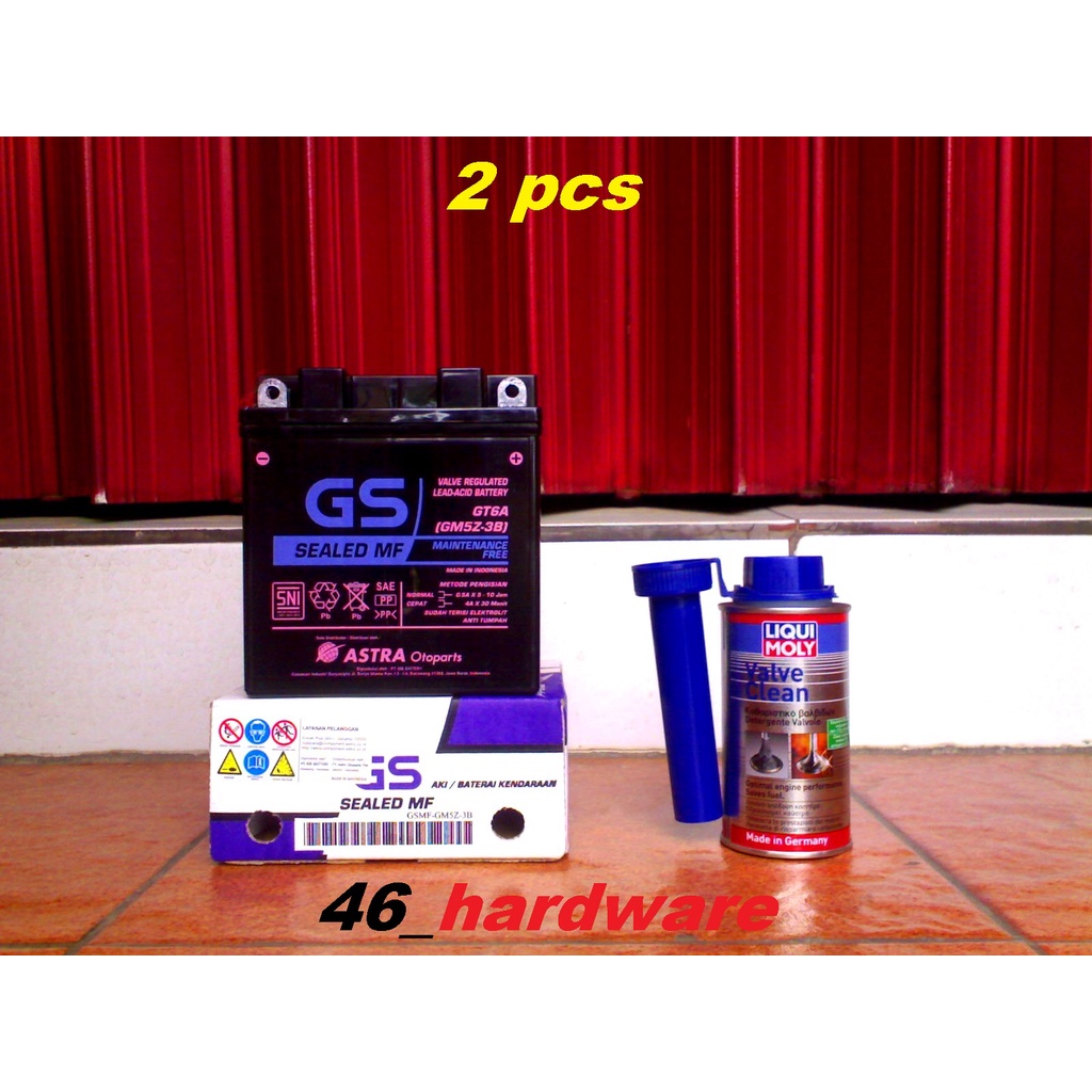 AKI GS SEALED MF GM5Z-3B GT6A LM VALVE GRAND JUPITER MIO KLX VESPA - 46_hardware