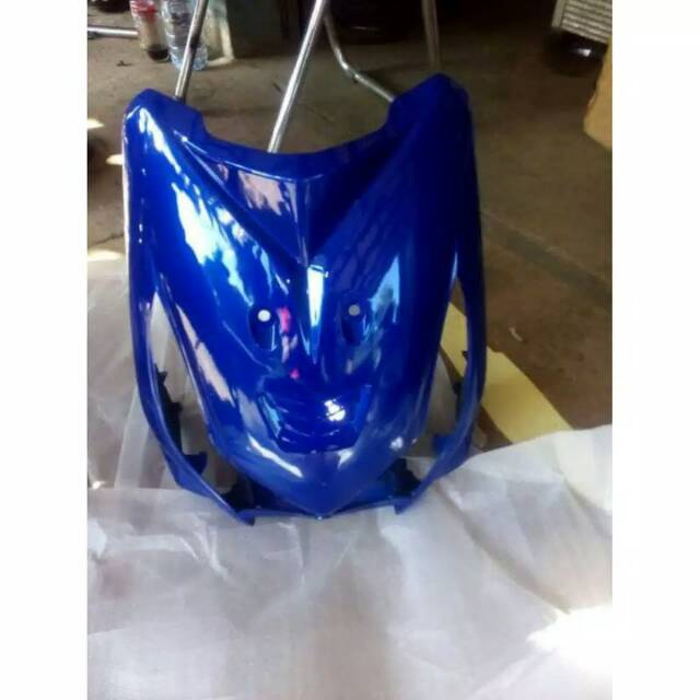 Tameng depan honda beat karbu biru