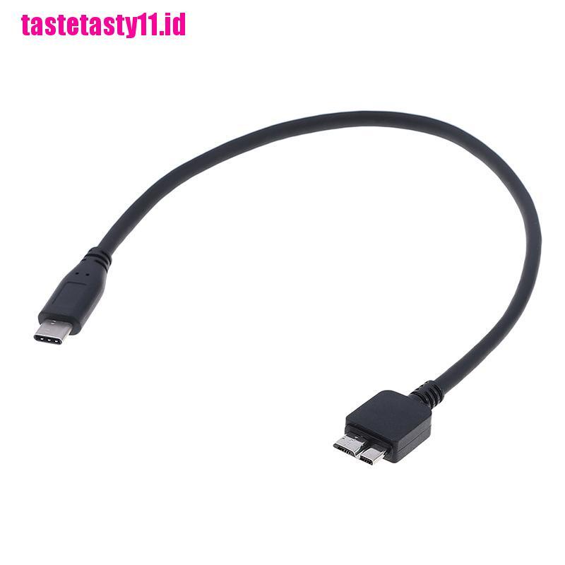 【TTID】USB c to micro usb cable type c to micro b cable for hdd hard disk 30cm