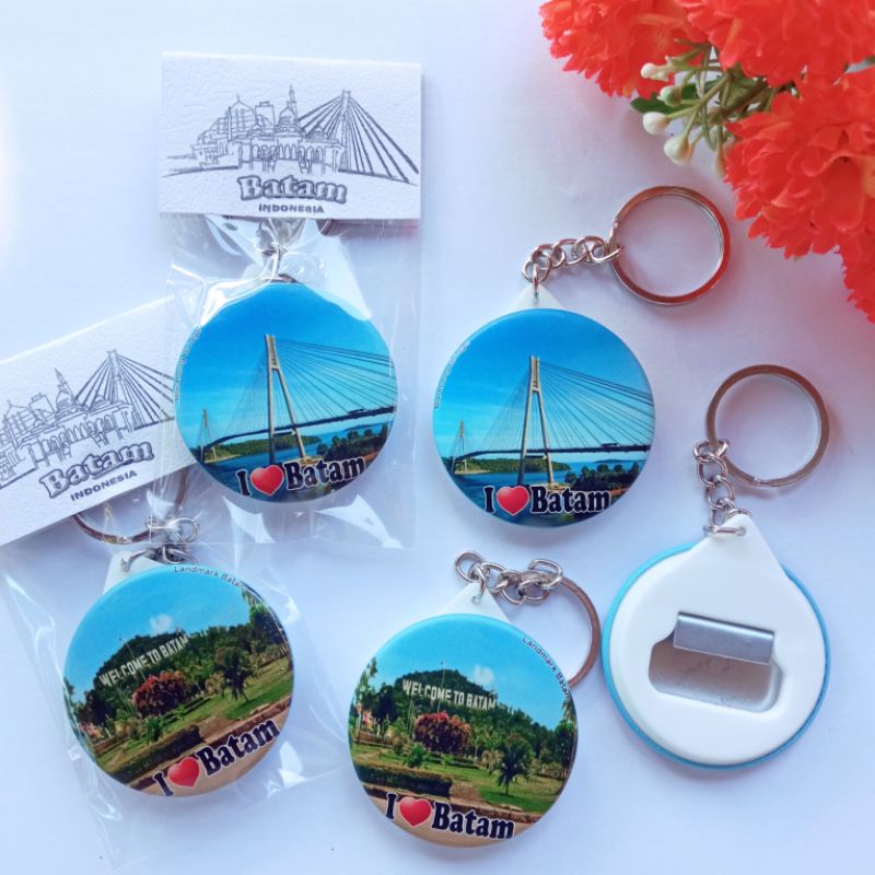 BATAM ISLAND/GANTUNGAN KUNCI BATAM/GANCI UNIK DAN LUCU